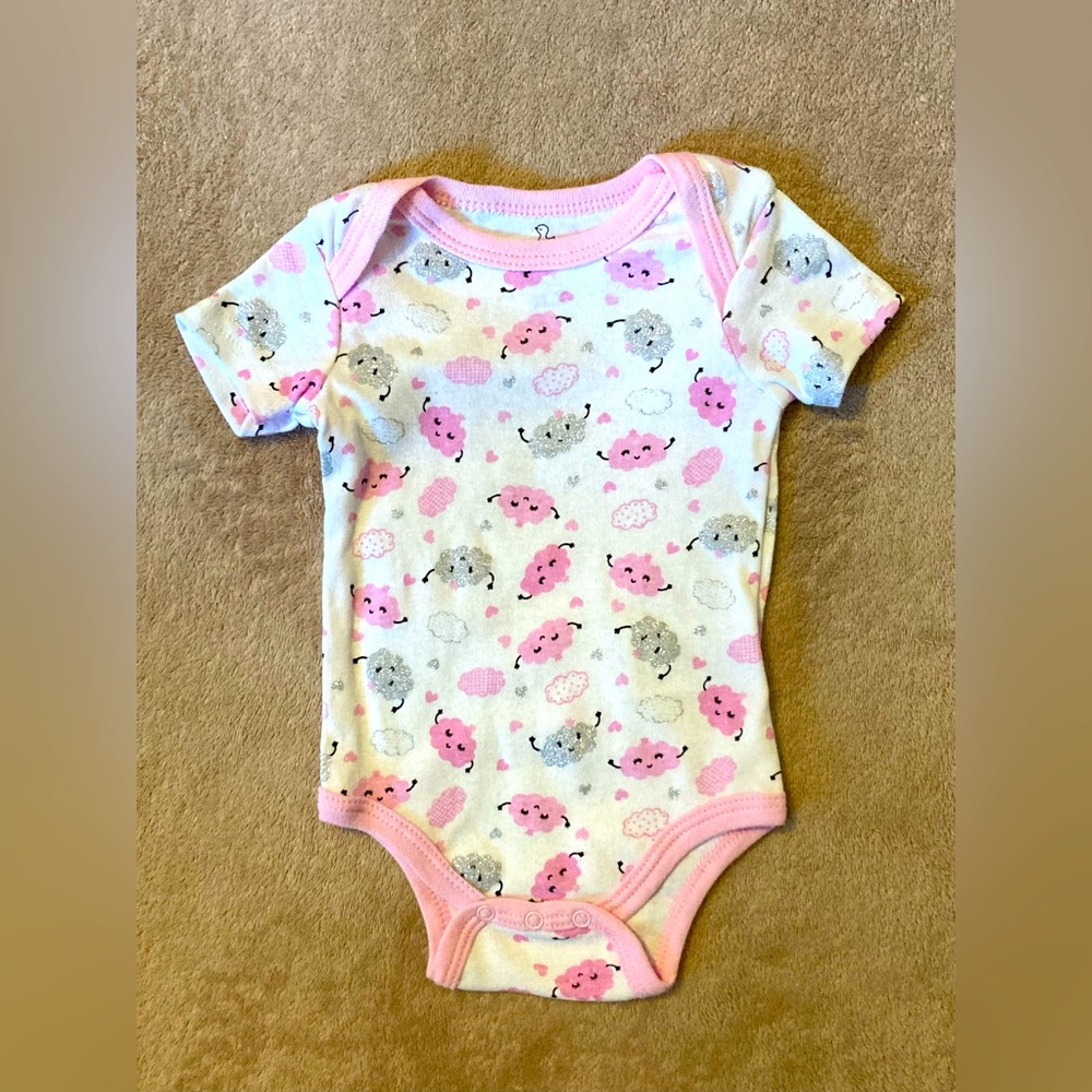 3-6 month baby girl onesie